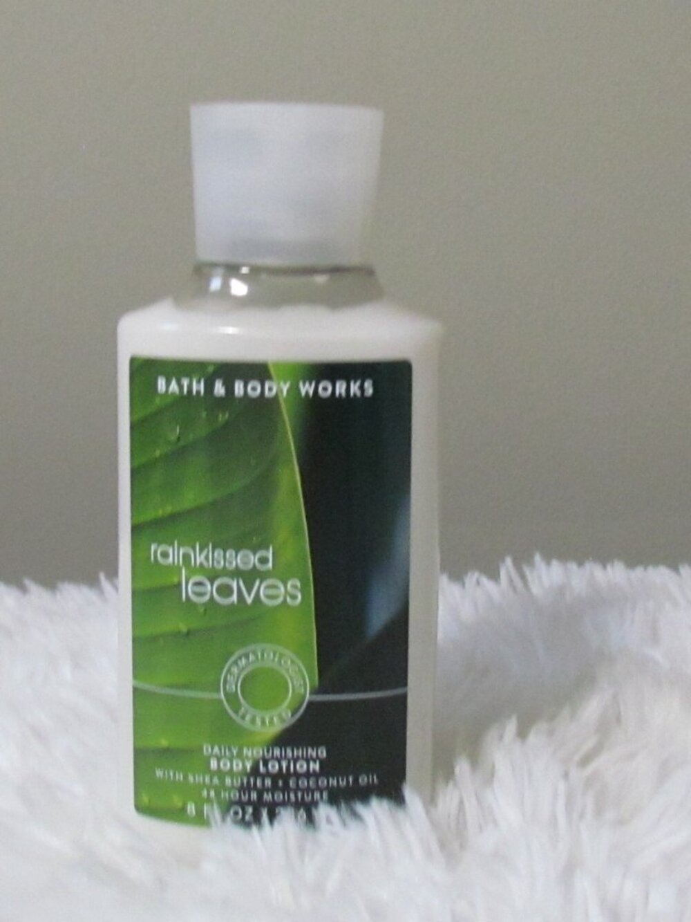Bath & Body Works Rainkissed Leaves Daily Nourishing Body Lotion 8 oz NEW